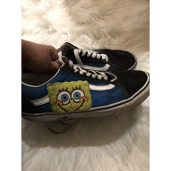 Vans Old Skool X Spongebob Low-top Sk8 Shoes Sneakers men 8 women 9.5 - Picture 2 of 6